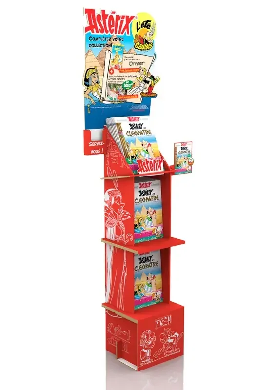ASTERIX OP juin 21 / box 50 ex-Titres Hachette x 2 + 18 primes