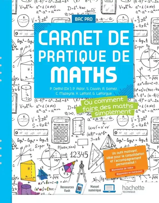 Carnet de pratique de Maths Bac Pro – Cahier de consolidation – Éd. 2021
