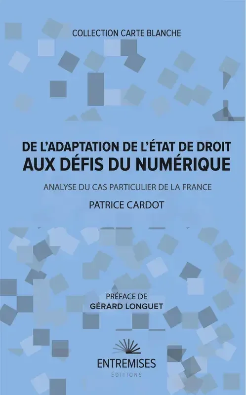 DE L‘ADAPTATION DE L‘ÉTAT DE DROIT AUX DÉFIS DU NUMÉRIQUE [Paperback] CARDOT, Patrice and Longuet, Gérard