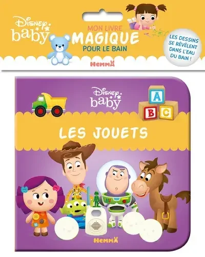 Mon livre magique pour le bain Les jouets