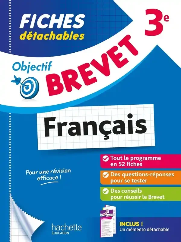 OBJECTIF BREVET – FICHES FRANCAIS 3E