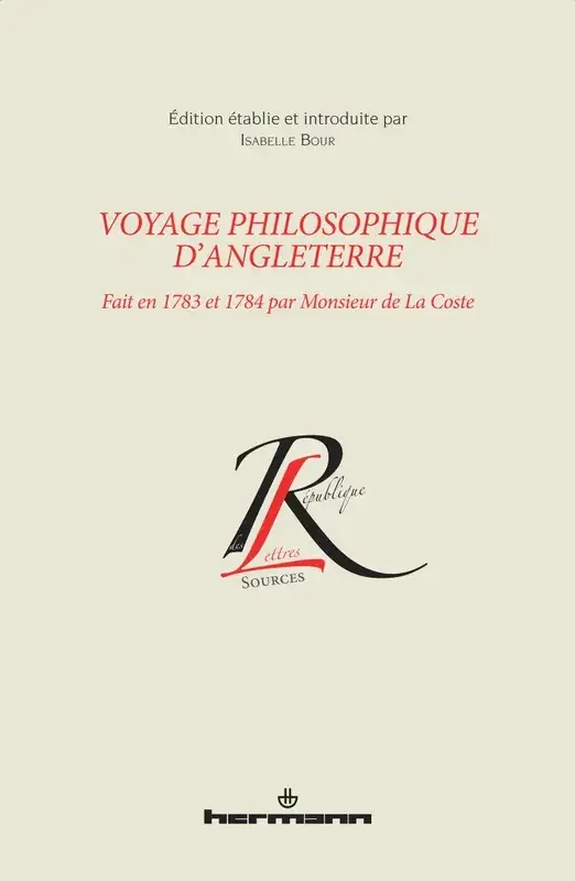 Voyage philosophique d‘Angleterre